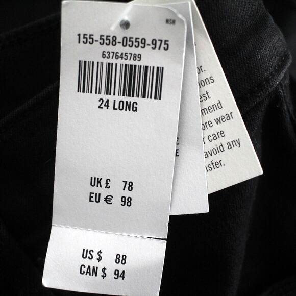 NWT Abercrombie & Fitch Ultra High Rise Super Skinny Ankle Jean Size 00 - Picture 7 of 7